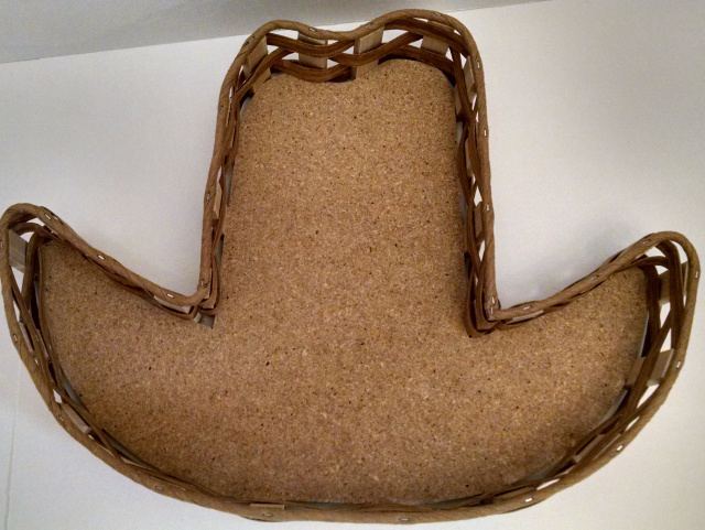 Cowboy Hat Shaped Basket